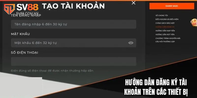 Cập nhật 3 bước đăng ký Sv88 chỉ trong tíc tắc