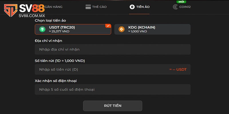Giao dịch bằng tiền ảo